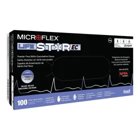 LSE-104-M LIFESTAR EC Nitrile Exam Glove Cuff #3