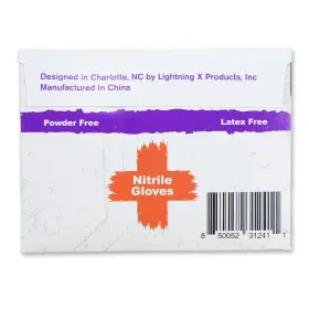 850052312411 LIGHTNING X PRODUCTS Nitrile Glove Packed Pai #3