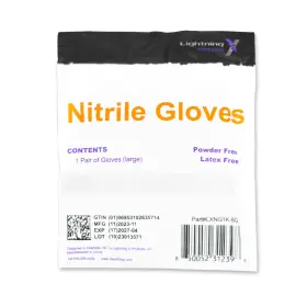 850052312640 LIGHTNING X PRODUCTS Nitrile Exam Glove Packed #3