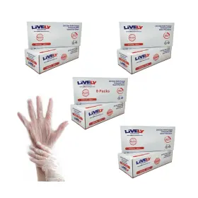 860007218439 LIVELY DISTRIBUTION Disposable Gloves Ldpe Poly