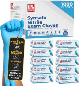 313015776779 LONDON LABS Synsafe Mil Nitrile Exam Gloves