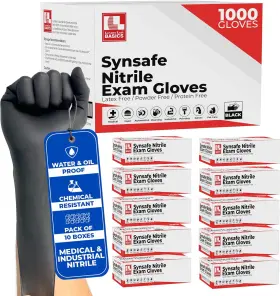 726084718432 LONDON LABS Synsafe Mil Nitrile Exam Gloves