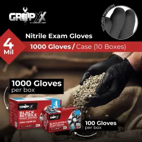 740223572563 LONDON LABS Nitrile Gloves Mil Disposable #2