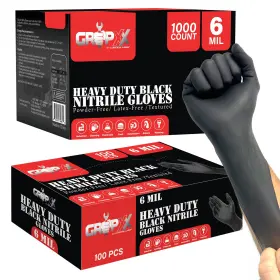 6MIL LONDON LABS Mil Nitrile Gloves Disposable Powder