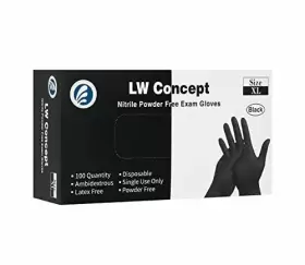 659725306678 LW CONCEPT Disposable Nitrile Gloves Chemical #3