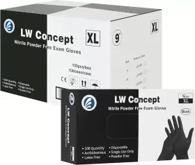 711181758382 LW CONCEPT Nitrile Disposable Gloves Latex