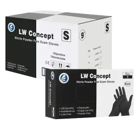 LW2001 LW CONCEPT Disposable Nitrile Gloves Chemical Powder