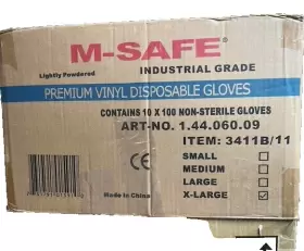 3411B M-SAFE Exam Gloves