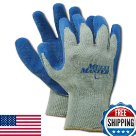 B004OEJCL6 MAGID Multimaster Glove Latex Palm Knit