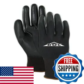 B004OEJCO8 MAGID Roc Polyurethane Palm Coated Gloves