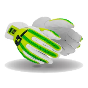 B0855LG7RG MAGID Rex Rebel Ansi Goatskin Driver Impact Gloves