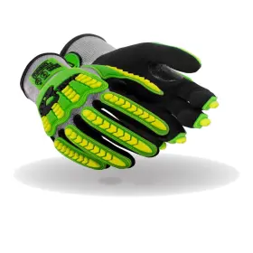 B085RNNLH4 MAGID Rex Ansi Sandy Nitrile Palm Coated Impact