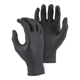 3273BK-10 MAJESTIC Disposable Gloves Mil Palm Nitrile Powder