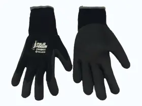 3396BK-10 MAJESTIC GLOVE Gloves Rubber Palm Winter Knit #3