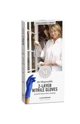 193489138712 MARTHA STEWART Medline Nitrile Gloves Disposable