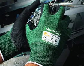 300026934250 MAXIFLEX Pip Atg Yarn Gloves Verde #2