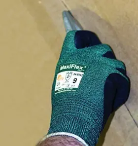 300026934250 MAXIFLEX Pip Atg Yarn Gloves Verde #3