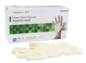 14-320 MCKESSON Confiderm Exam Glove Beaded Cuff Mil