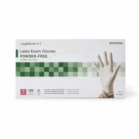 14-426 MCKESSON Confiderm Latex Exam Glove Standard Cuff Box
