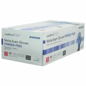 14-6974C MCKESSON Confiderm Nitrile Exam Gloves Sterile Blues #2
