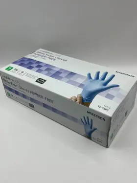 14-6N641C MCKESSON Nitrile Exam Gloves Powder Box