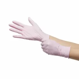 14-6NPNK4 MCKESSON Pink Nitrile Exam Glove Standard Cuff Box #3