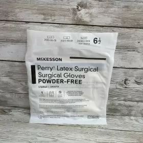 20-1065N MCKESSON Perry Latex Surgical Gloves Sterile #3