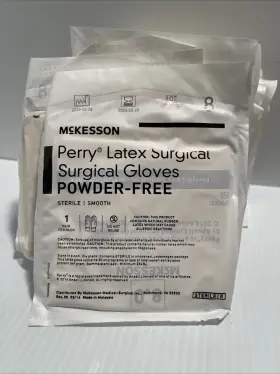 20-1080N MCKESSON Perry Synthetic Surgical Gloves #3