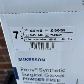 20-2075N MCKESSON Perry Synthetic Surgical Gloves #2