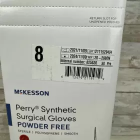 20-2080N MCKESSON Box Perry Synthetic Surgical Gloves #2