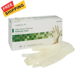 921591 MCKESSON Confiderm Latex Exam Gloves Pack