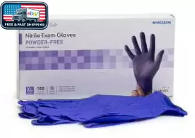 14-6N38EC MCKESSON BRAND Exam Gloves Confiderm Nitrile Cuff