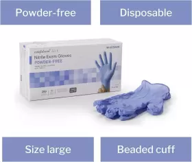 445032569508 MCKESSON BRAND Confiderm Disposable Nitrile Exam #3