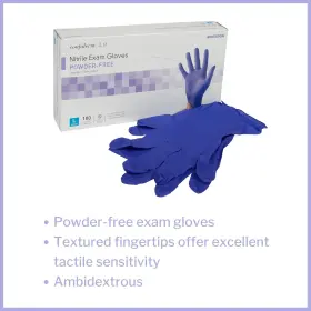 445048074065 MCKESSON BRAND Confiderm Nitrile Exam Gloves #2