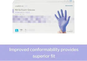 445048074065 MCKESSON BRAND Confiderm Nitrile Exam Gloves #3