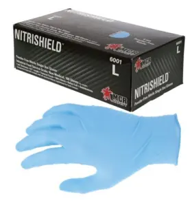 6001S MCR Safety Nitrishield Nitrile Gloves Box