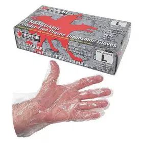 5040XL MCR SAFETY Sensaguard Disposable Gloves Mil Palm