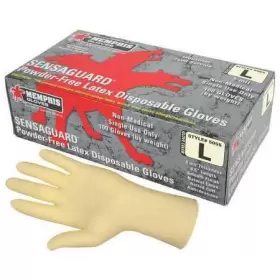 5055L MCR SAFETY Disposable Food Gloves Natural Rubber Latex