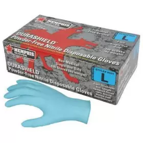 6001L MCR SAFETY Durashield Disposable Gloves Nitrile Powder