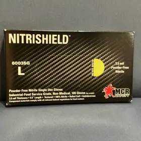 60035GL MCR SAFETY Nitrishield Powder Nitrile Gloves