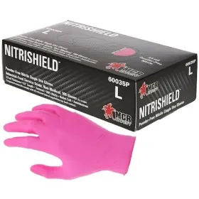 60035PXL MCR SAFETY Nitrishield Disposable Gloves Mil Palm