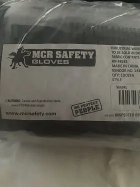 9669XL MCR SAFETY Knitted Safetys Dipped Bag