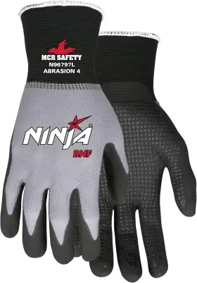 N96797XXL MCR SAFETY Gloves Ninja Bnf Gauge Spandex Nft
