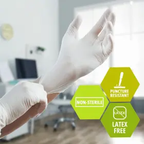 352410501067 MED PRIDE Medical Latex Examination Gloves Ultra #2
