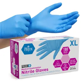 352410505560 MED PRIDE Examination Nitrile Gloves Latex