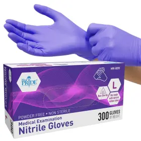 352410505942 MED PRIDE Medical Examination Nitrile Gloves