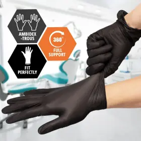 352410506055 MED PRIDE Disposable Gloves Pack Ambidextrous Po #3
