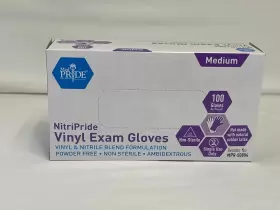 352410508042 MED PRIDE Nitripride Nitrile Blend Exam Gloves #2