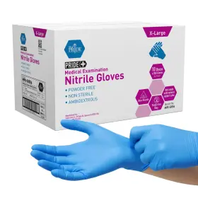 50556 MED PRIDE Medical Examination Nitrile Gloves Latex