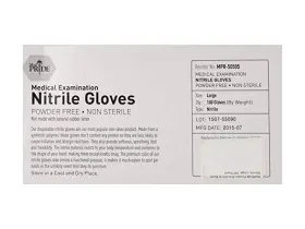 785923348575 MED PRIDE Powder Nitrile Exam Gloves #2